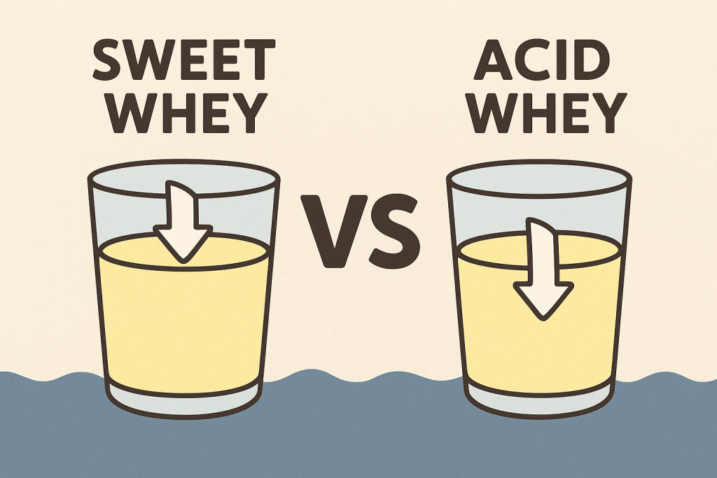 Sweet Whey vs. Acid Whey: What’s the Difference and Why It Matters