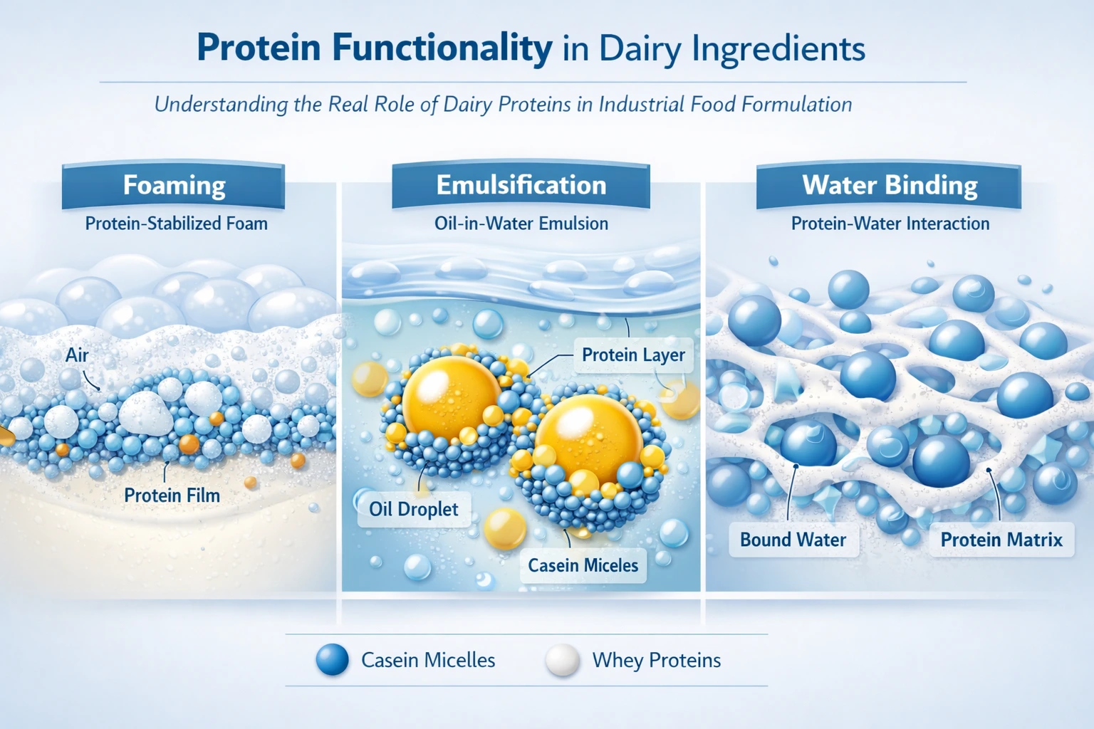 Protein Functionality in Dairy Ingredients