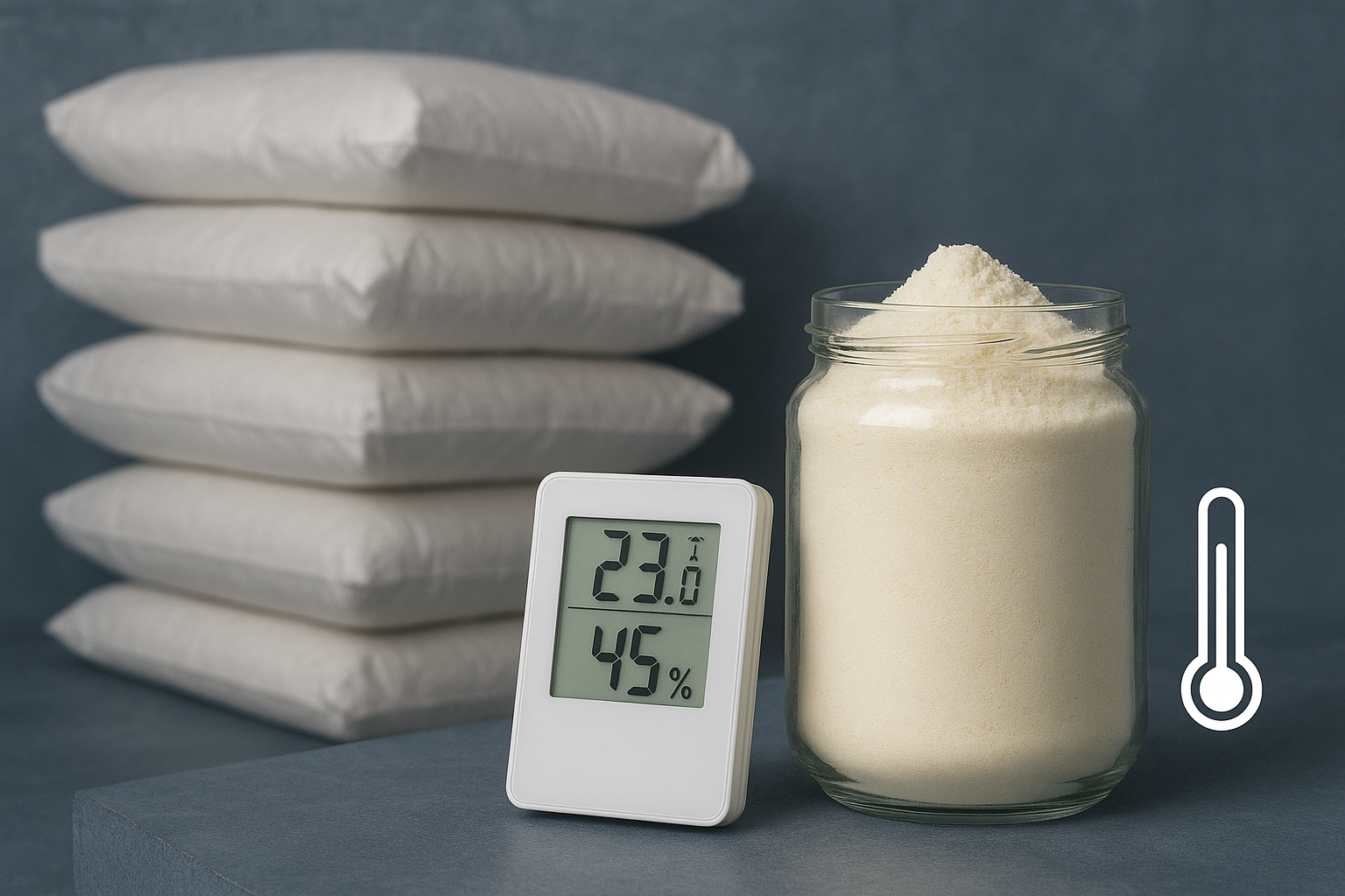 کنترل دما پودر لبنی