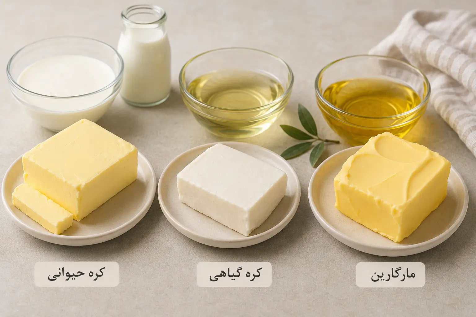 کره حیوانی چیست و چه تفاوتی با کره گیاهی و مارگارین دارد؟