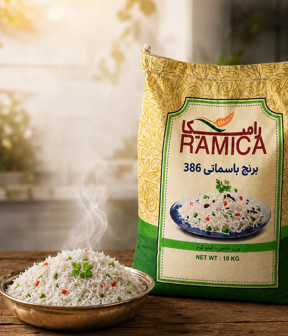 برنج باسماتی پاکستانی ۳۸۶